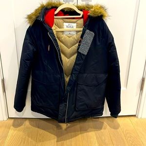 Woolrich X Abercrombie & Fitch down coat. Color Black. Women’s size M.